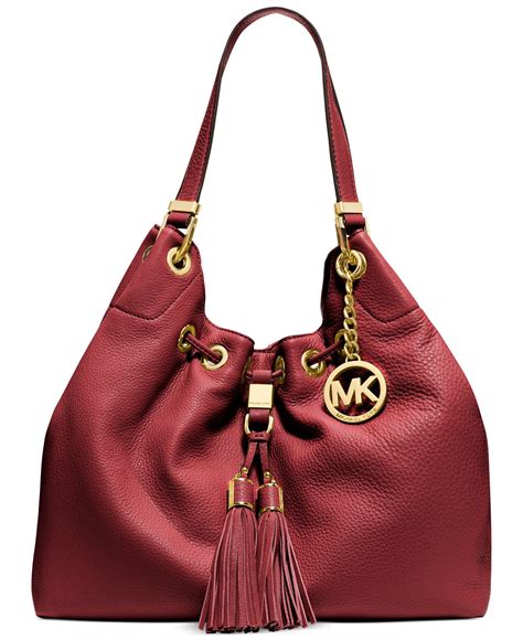 michael kors camden drawstring bag|Michael Kors Camden Large Red Drawstring Satchel Leather .